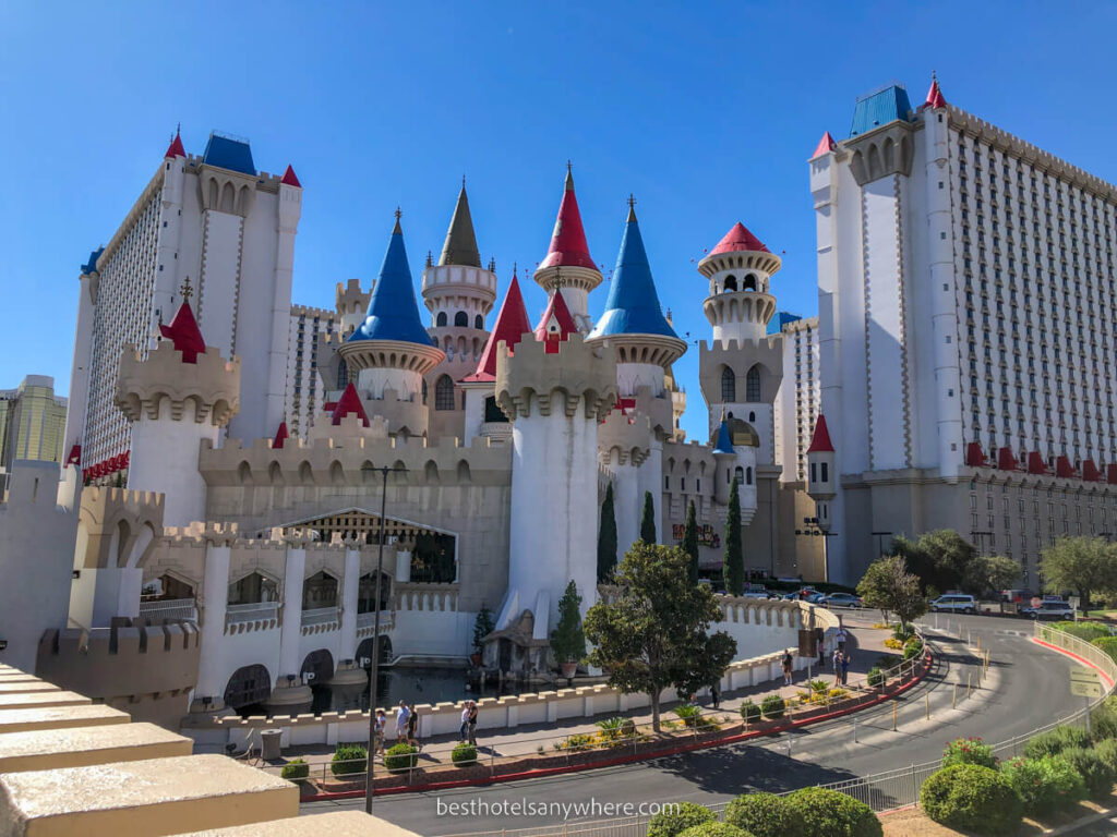 Castle themed Excalibur hotel one of the best cheap Las Vegas hotels on the strip