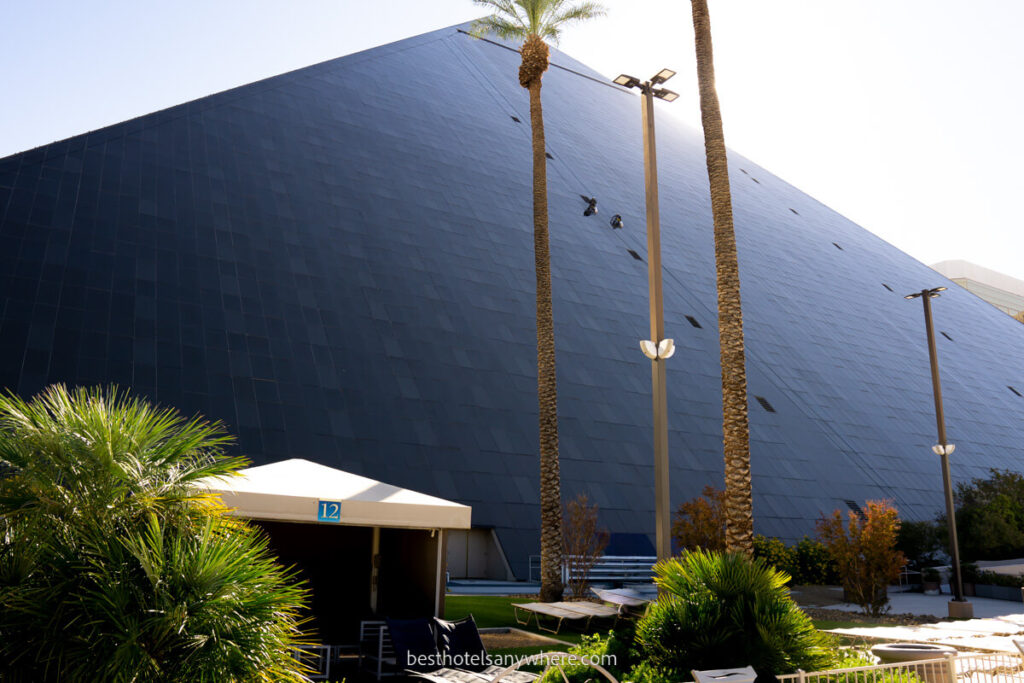 Luxor glass pyramid on a sunny day in Nevada