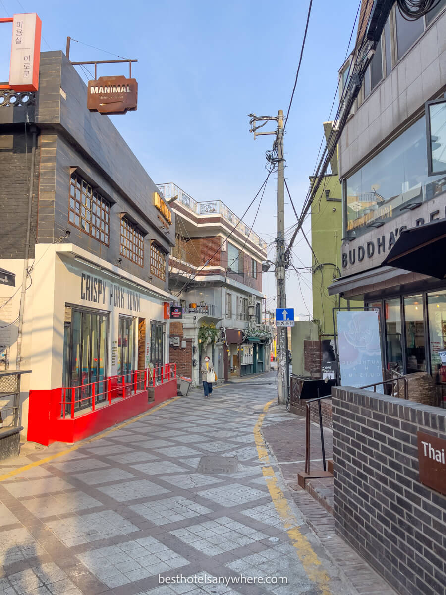 Itaewon popular dining and drinking street in Seoul